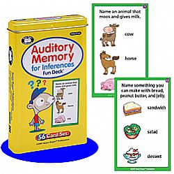 Auditory Memory for Inferences - קלפי זכרון שמיעתי להסקת מסקנות SD